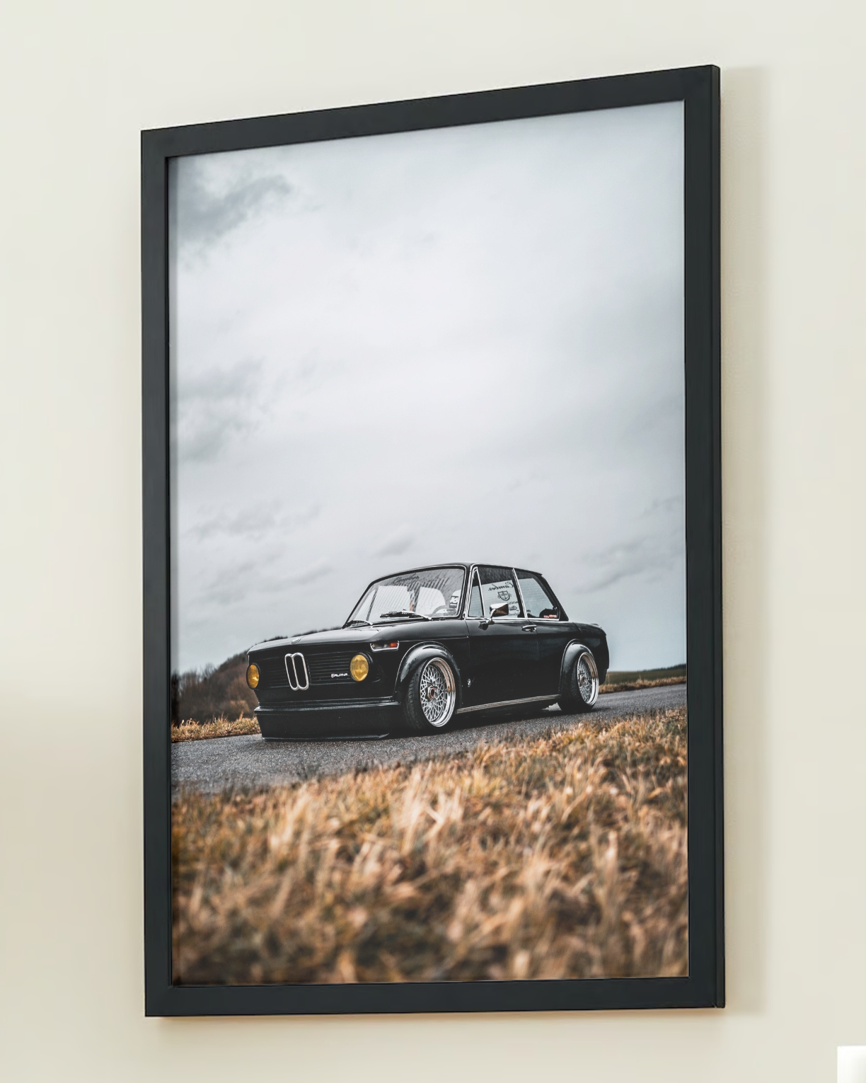 Framed photo paper poster