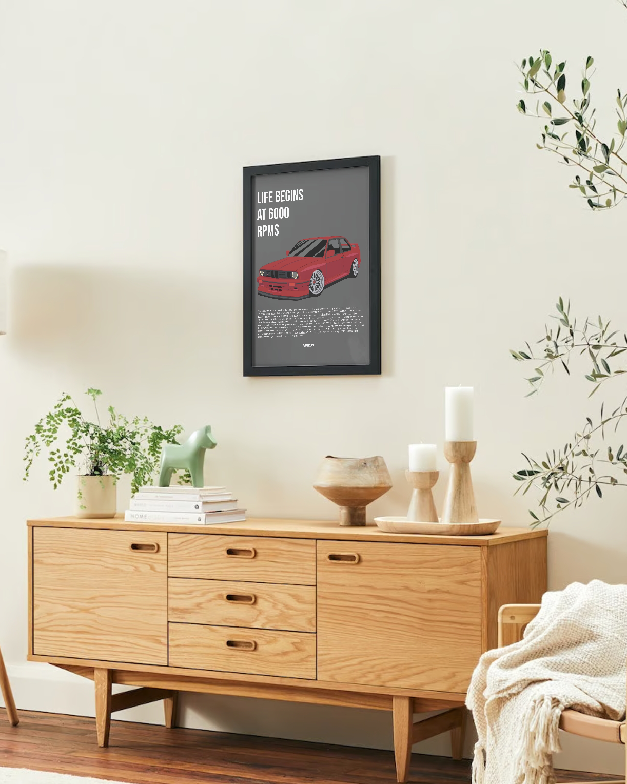 E30 M3 - Framed Poster