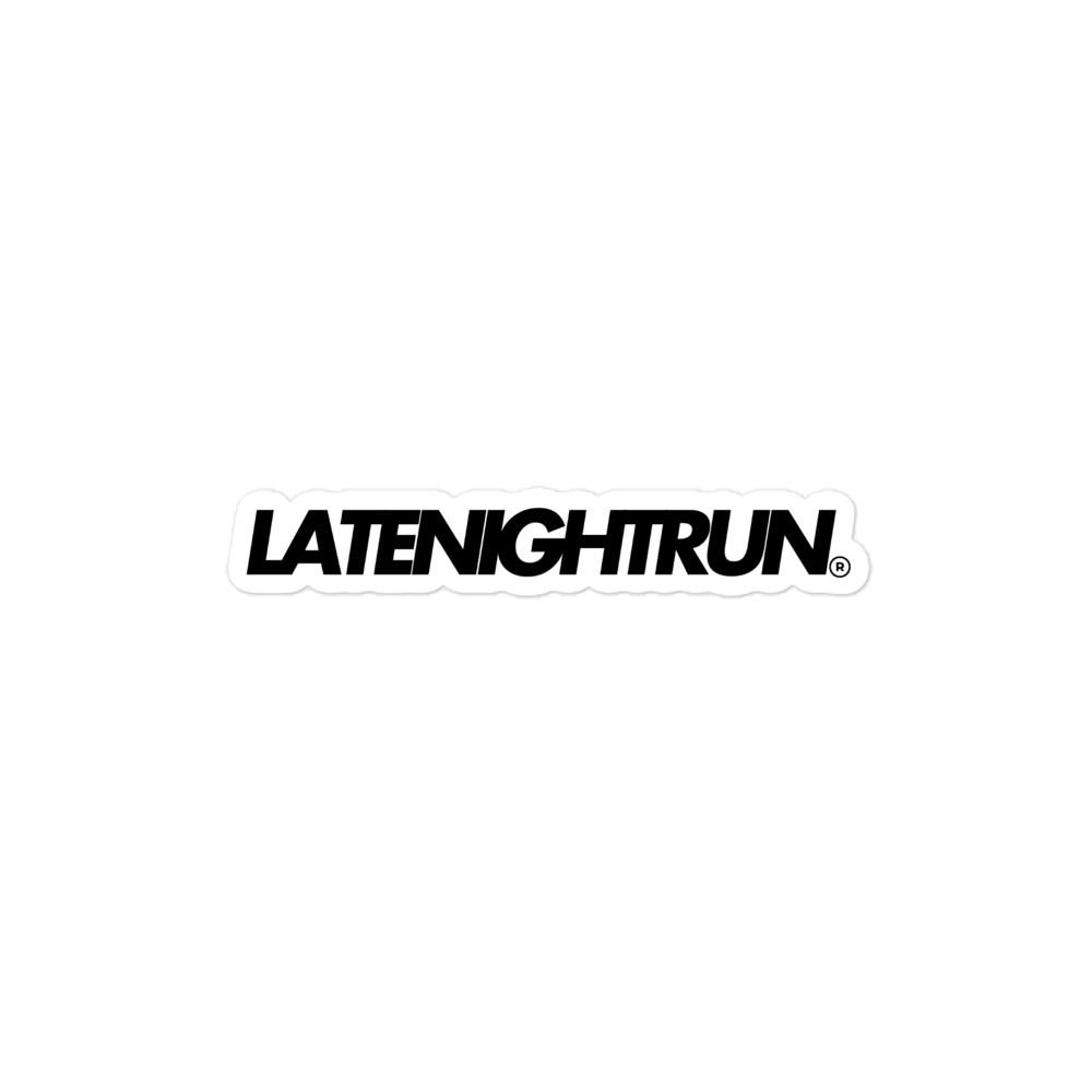 Latenightrun Sticker