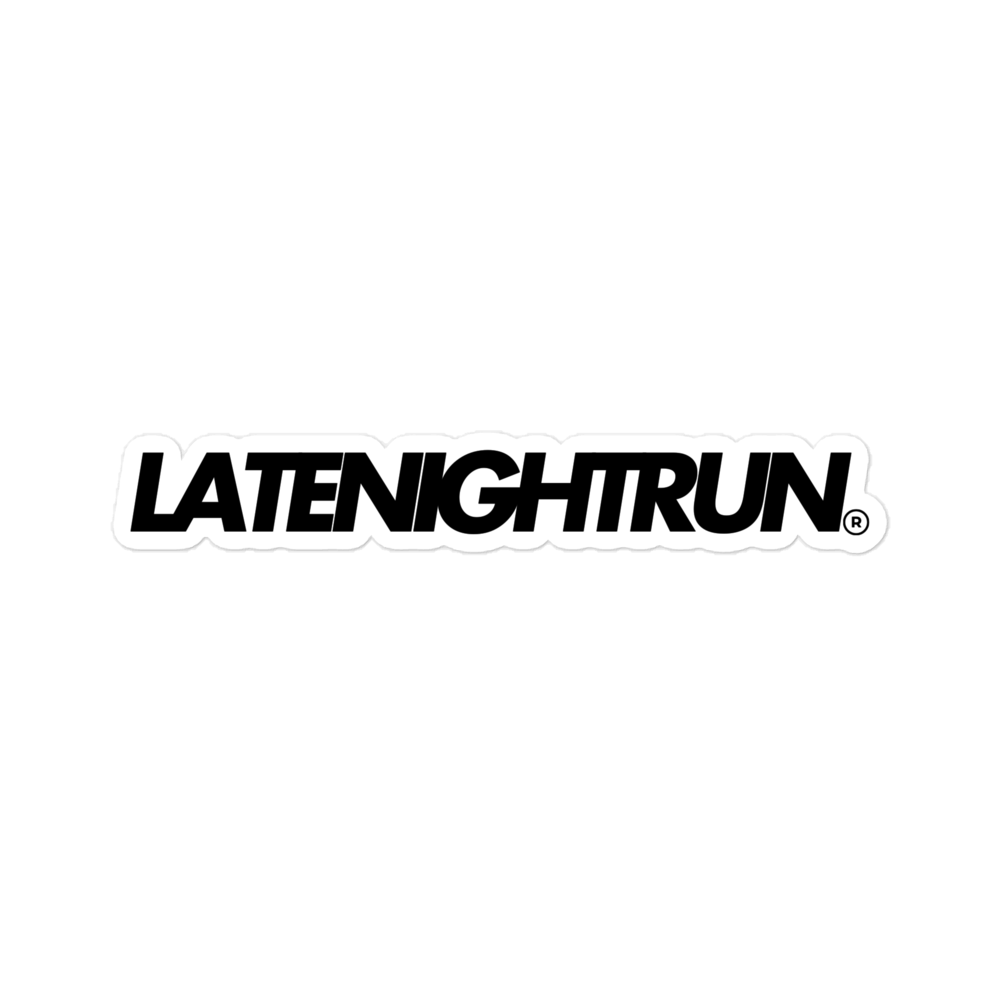 Latenightrun Sticker